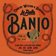 La Bella 720-LE Silk & Steel Loop-Ends Tenor Banjo Strings - Light