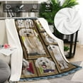 thumbnail image 2 of Maltese Dog Blanket, Fleece Throw Blanket for Couch Bed, Soft Cozy Warm Flannel Blankets and Throws for Sofa Living Room, Gifts for Dog Lovers, 50" x 60", 2 of 6