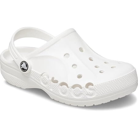 Crocs Toddler Via Clogs, White, C5