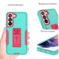 thumbnail image 4 of CoverON For Samsung Galaxy S22 Plus Case, Military Grade Heavy Duty Full Body Phone Kickstand Cover - Teal, 4 of 9
