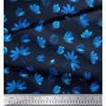 thumbnail image 2 of Soimoi Polyester Crepe Fabric Artistic Flower Print Fabric by The Yard 52 Inch Wide, 2 of 3