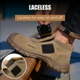 thumbnail image 5 of LAoutun Welding Boots for Men Brown Work Boots for Men Steel Toe Boots Industrial Construction Shoes, 5 of 6