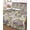 Gray Green Light Blue, variant on Twin Quilt Bedding Set, Green Botanical Reversible Summer Quilt 3 Pieces, Spring Floral Summer Botanical Rustic Lightweight Bedspreads Coverlets with 2 Pillow Shams for All Seasons