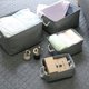 thumbnail image 5 of Caja de almacenamiento plegable (41 cm x 31 cm x 20 cm), lona gruesa con asas de cuerda (lavable, gris), 5 of 5