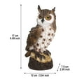 thumbnail image 2 of Ornement de Bureau pour Maison Jardin Hibou en Résine - Décoration de Jardin Hibou en Résine pour Intérieur Extérieur, 2 of 4