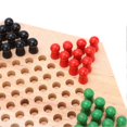 thumbnail image 3 of Jeu de dames chinoises en bois coloré pour adultes et enfants, 3 of 4