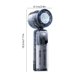 thumbnail image 3 of Transparent Ice-Cool Handheld Folding Fan Portable And Compact-Ideal For Offices Students And Outdoor Use-Powerful Airflow, 3 of 6