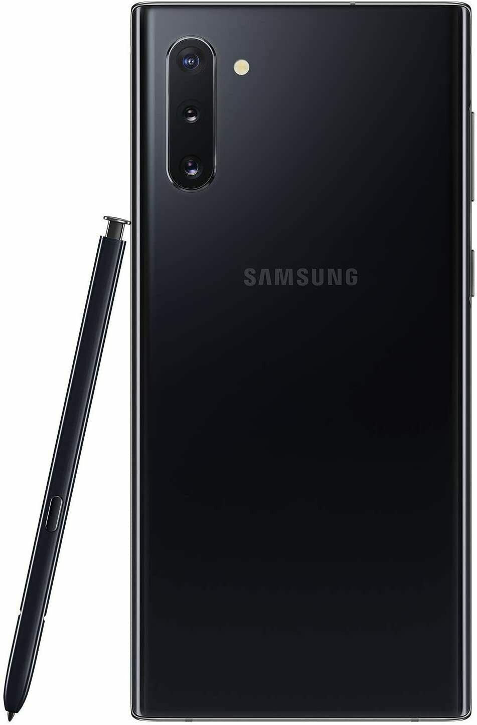 Restored Samsung N970U Galaxy Note 10 256GB Fully Unlocked Phone Aura Black (LCD DOT) (Refurbished)