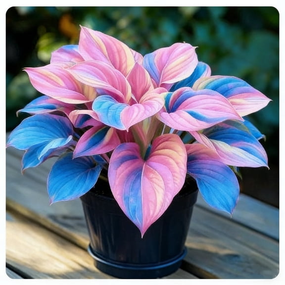 Midnight Blue Hosta-Plants For Planting - Garden Elegance Decoration - Premium Garden Stakes Perfect for Borders - Striking