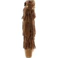 thumbnail image 4 of Nature Breeze Bridget-02Hi Moccasin Fringe Fashion Boots, 4 of 7