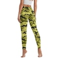 thumbnail image 2 of Renewold Camo Green Black Womens Yoga Pants with Pockets High Waisted Workout Yoga Pants Ankle Pants Tummy Control Premium Soft Compression Pants 80s 90s Sportswear, 3XL, 2 of 8