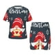 thumbnail image 1 of Fotbe Cute Christmas Gnomes (2) Pijama Estampada de 2 Piezas para Niños – Ropa de Dormir de Manga Corta Cómoda para Niños y Niñas, Camiseta y Shorts de Algodón-Small, 1 of 6