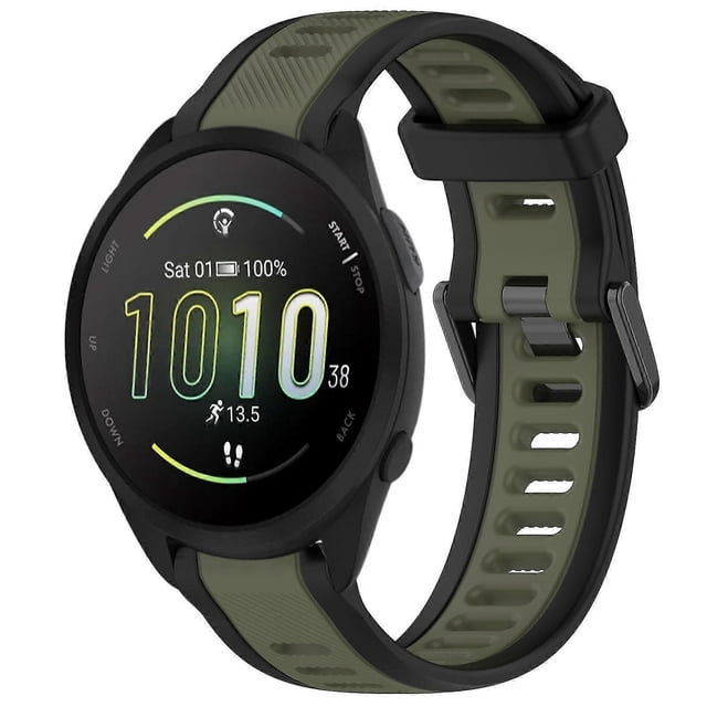 20mm Silicone Strap For Garmin Forerunner 165 Music