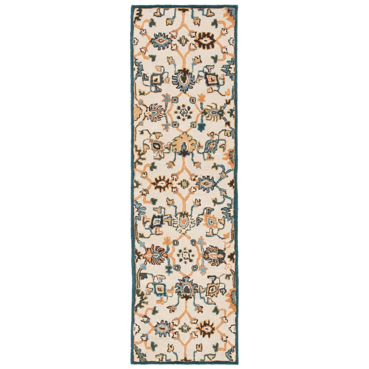 SAFAVIEH Heritage Neofit Floral Area Rug, Beige/Ivory, 6' x 6' Round