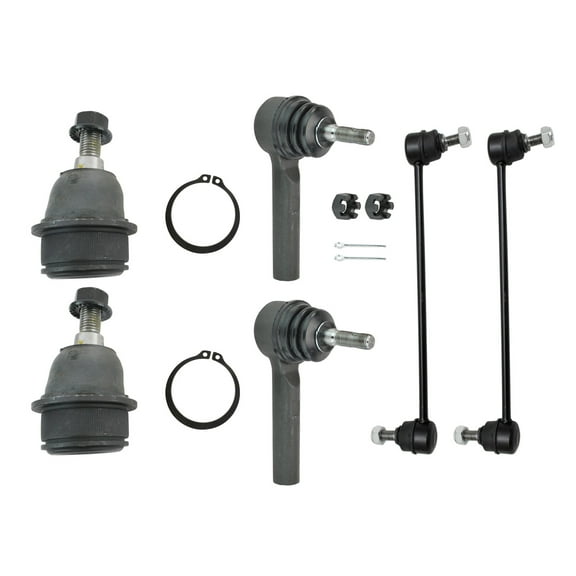 Front Ball Joint Tie Rod End Sway Bar Link Steering Suspension Kit Set 6pc PSA32048 Fits select: 2011-2014 CHRYSLER 200, 2008-2014 DODGE AVENGER