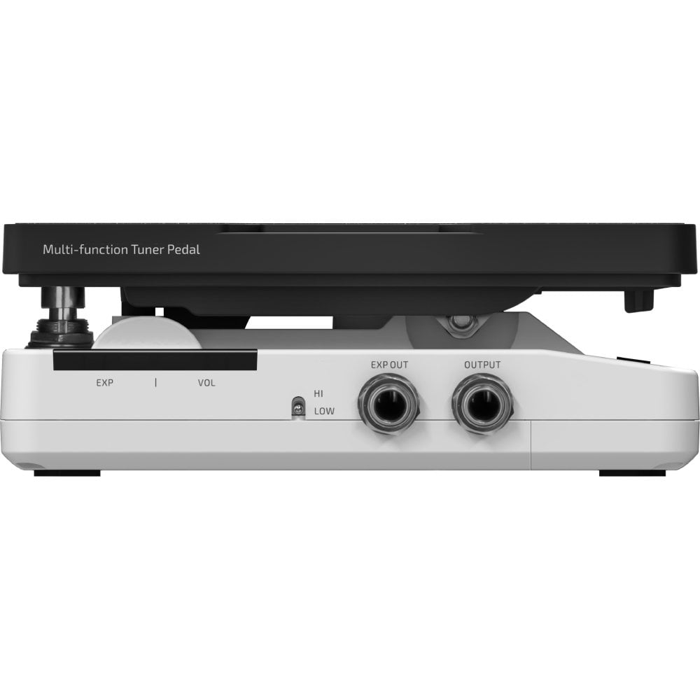Hotone Audio Tuner Press Tuner/Volume/Expression Pedal - White & Black