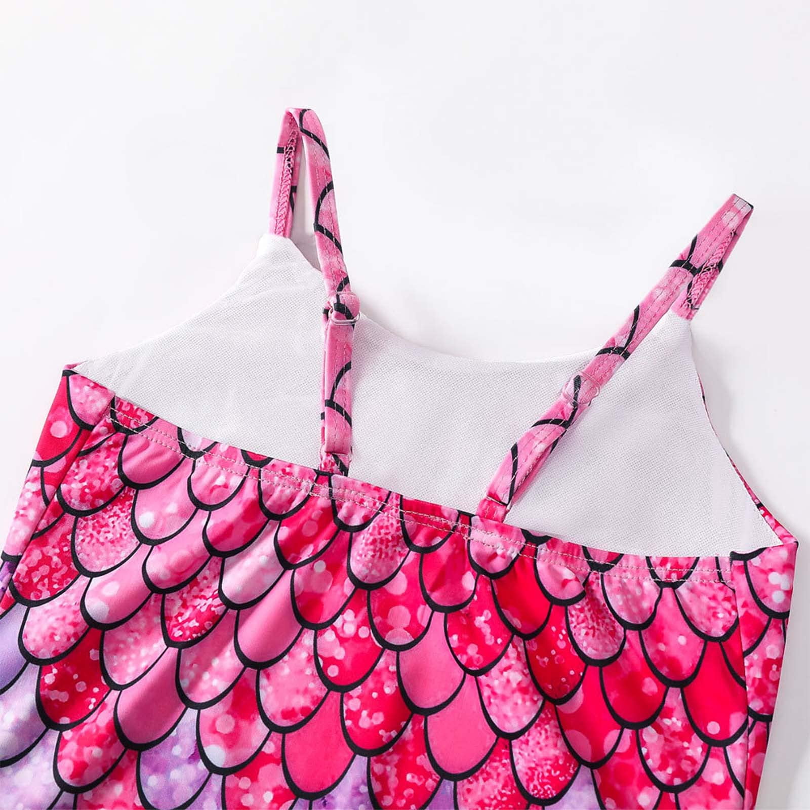 Girls Swimming Costume One Piece Swimsuit Kids Bathing Suit Mermaid Swimwear Age 8 10 Years