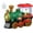Green, variant on Kids Electric Locomotive Train Retro Colorful Light Music Children Spray Steam Train Railway Accessories