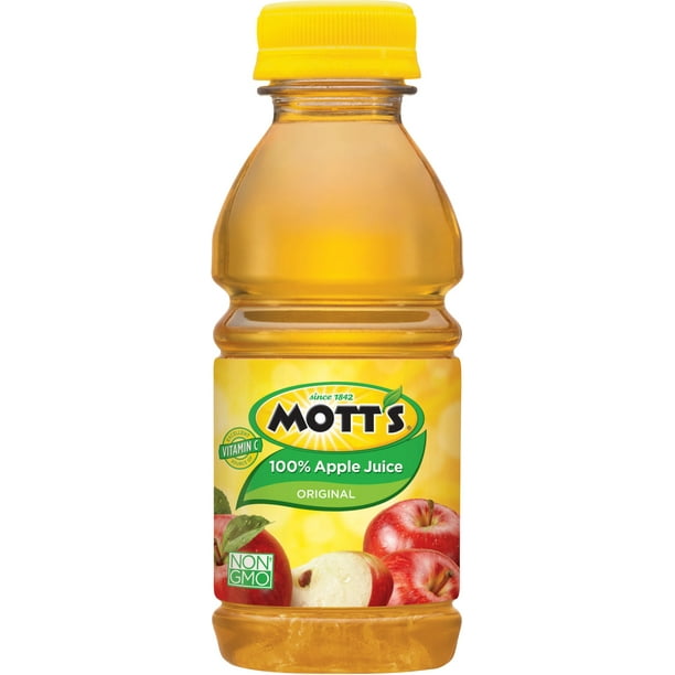 (24 Bottles) Mott's 100 Apple Juice, 8 Fl Oz