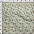 thumbnail image 4 of oneOone Rayon Pale Yellow Fabric Asian Suzani Craft Projects Decor Fabric Printed By The Yard 56 Inch Wide, 4 of 5