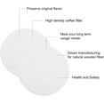 thumbnail image 3 of uxcell 400 Count 2.3" Round Coffee Filters, Disposable Paper Percolator Coffee Filters Natural Unbleached Wood Fiber,Suitable for Pour Over Coffee Filter Drip Coffee Maker White, 3 of 6