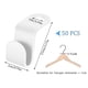 thumbnail image 2 of 50 Pcs Clothes Hanger Connector Hooks, Space Saving Clothes Hook Multi-layer Stackable Hanger For Wardrobe Cabinets, 2 of 2