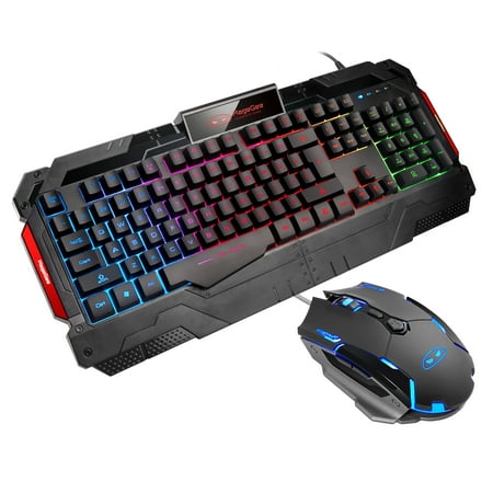 GK806 Gaming Keyboard Gaming Mouse Combo MageGee RGB LED Backlit Keyboard Wired