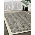thumbnail image 3 of Ahgly Company Machine Washable Indoor Round Contemporary Gray Area Rugs, 8' Round, 3 of 7