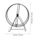 thumbnail image 2 of Raindrops Hamster Wheel De Hierro Silencioso Para Ejercicio De Pequeñas Mascotas Color Negro, 2 of 7