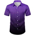 thumbnail image 3 of Mens Big & Tall Hawaiian Shirt, Short Sleeve Shirts for Men Summer Beach Fashion Ombre Tie Dye Lapel Button Down T-Shirts S-5XL, 3 of 7