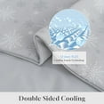 thumbnail image 3 of OIGAE Cooling Comforter for Hot Sleepers and Night Sweats Twin Size Double Sided Cooling Blanket Q-Max 0.45 Breathable Summer Cold Comforter for Bed, 60" x 80", 3 of 8