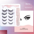 thumbnail image 5 of Maojin Líquido Magnético Pestañas Postizas Pinzas Set Eye Lashes Kit Mujeres Maquillaje 4ML, 5 of 5