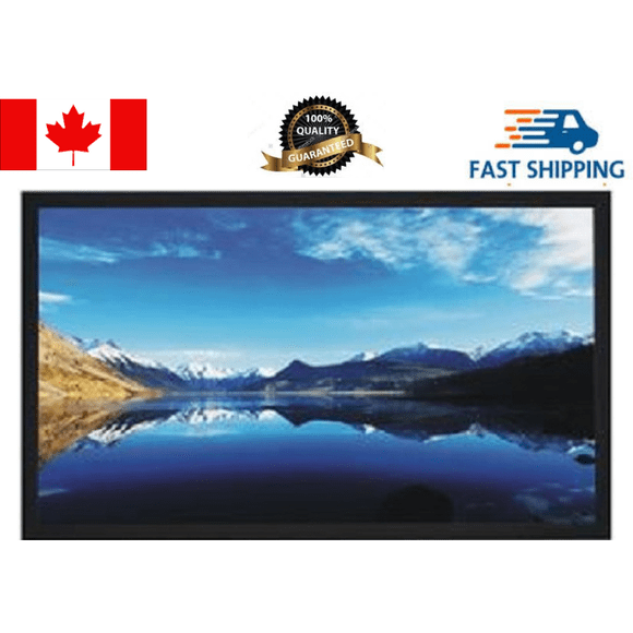 eGALAXY® 133″ 16:9 FIXED FRAME PROJECTOR SCREEN (SILVER) PSF133AM