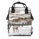 thumbnail image 1 of Easygdp Woodland Forest With Deers para Bolsa de Bebé de Gran Capacidad con Múltiples Bolsillos, Bolsa de Pañales para Padres, Bolsa de Viaje Organizada y Elegante, 1 of 6