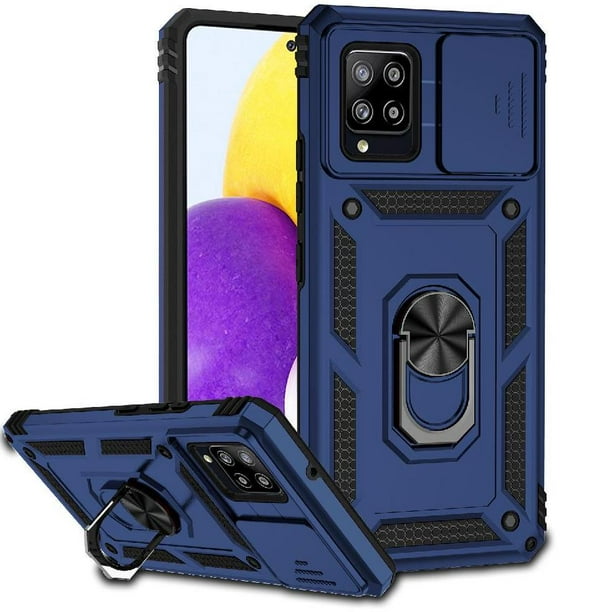 Estuche GANGXUN para Samsung Galaxy M42 5G, soporte giratorio 360°, estilo mecánico y magnético