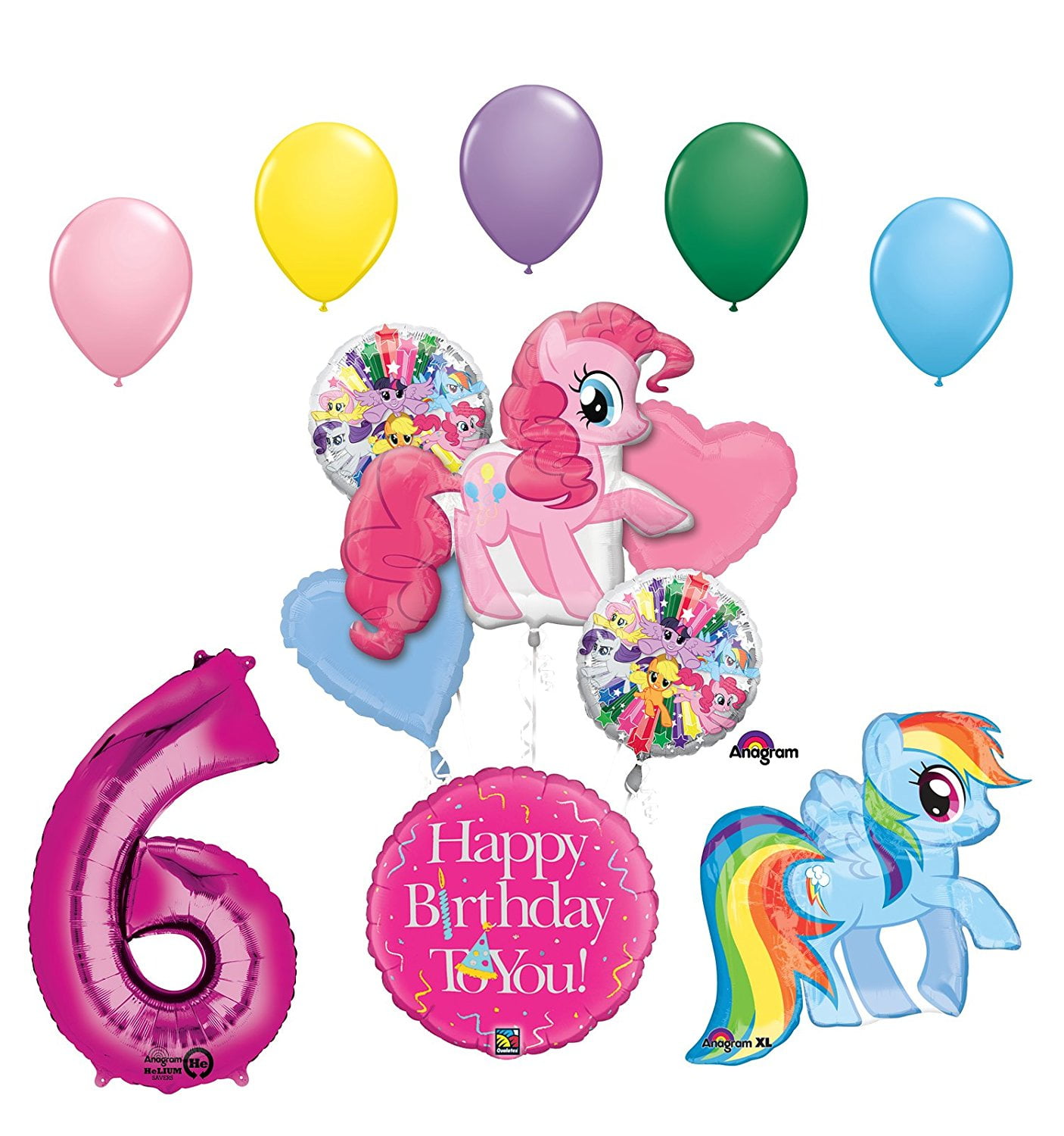 18/'/' Helium Balloon /"6TH BIRTHDAY/"
