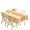Khaki-A, variant on YFGEFTR Plastic Table Cloth, Disposable Table Cloths, Rectangle Table-Rustic Gingham Tablecloth, Oil Proof Spill Proof, for Party, Picnic and Wedding