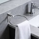 thumbnail image 1 of Toallero De Acero Inoxidable Toallero de baño plateado de acero inoxidable con aro para toallas, instalación sin taladro (1 unidad) JASKFLY, 1 of 9