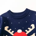 thumbnail image 3 of Baby Girls Boys Long Sleeve Knit Elk Christmas Sweater Tops,1-6T, 3 of 9
