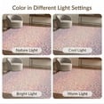 thumbnail image 7 of ODIKA 9'x12' Washable Area Rug Non-Shedding, Easy Care Confetti Pink Clusters Whimsical Stars Ombre Gradient Watercolor Large Flowing for Master Suite, California King, Under Bed, 7 of 7