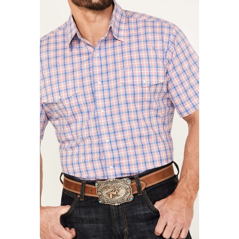 Wrangler 112326368 SUM23 MENS WR SS SNAP - MWR22303M Multi XXL  