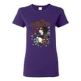 thumbnail image 1 of Wild Bobby Biker Betty Boop Wild One MC Motorcycle Betty Boop Womens T-Shirt, Purple, 3X-Large, 1 of 5