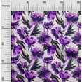 thumbnail image 1 of oneOone Cotton Cambric Purple Fabric Florals Sewing Craft Projects Fabric Prints By Yard 56 Inch Wide, 1 of 4