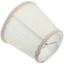 HOMEMAXS  Clip-on Bulb Lamp Shade Small Lampshade Mini Shades White Beige