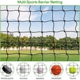 thumbnail image 5 of Baseball Sports Training Protective Net, 8×10Ft Outdoor Batting Cage Net With Hanging Hooks & Ropes For Baseball Suitable For Baseball Training & Sports Practice, 5 of 7
