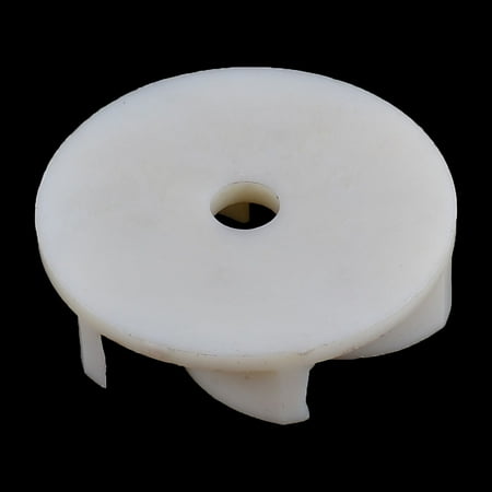 Vane Compressor - Plastic Air Compressor Part 6-Vanes Impeller Motor Fan Vane Wheel Beige