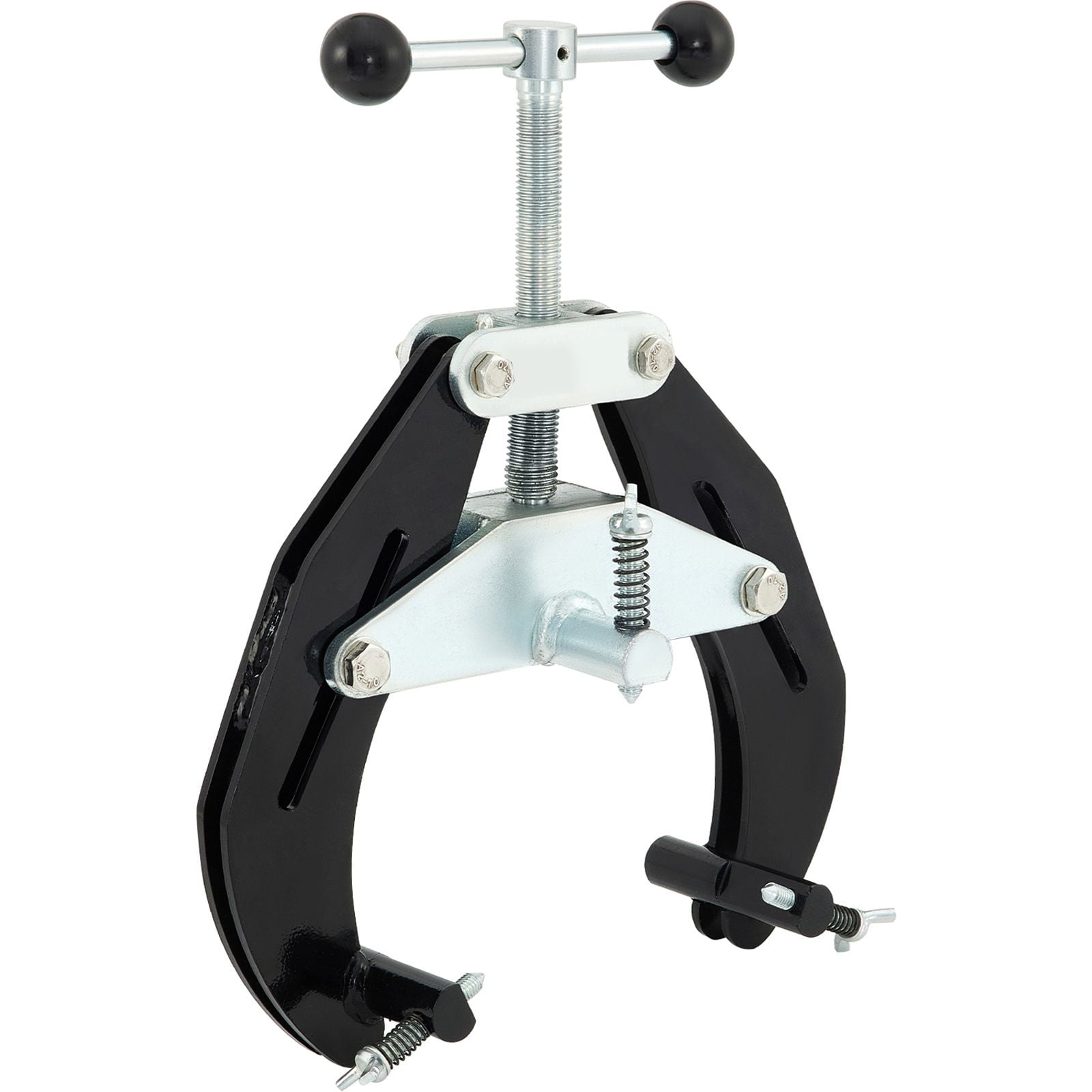 Steel Pipe Clamp Tool 2-6 Inch Quick Acting Screw Alignment Clamp High Strength Lightweight Black Pipe Fitting