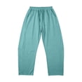 thumbnail image 5 of Womens Wide Leg Barrel Pants Palazzo Casual Flowy Beach Cropped Harem Pants Summer 2026 Casual Drawstring Capris (Turquoise,2XL), 5 of 5