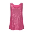 thumbnail image 5 of LWNYDPLSD Girls Sequin Tops Kids Fashion Sequin Sparkle Shimmer Sleeveless Tanks Tops Teens Girl Party Club Dance Summer Clothes, 5 of 7