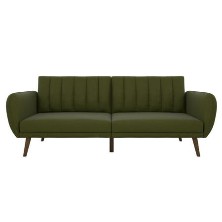 Novogratz Brittany Linen Futon Couch, Multiple Colors